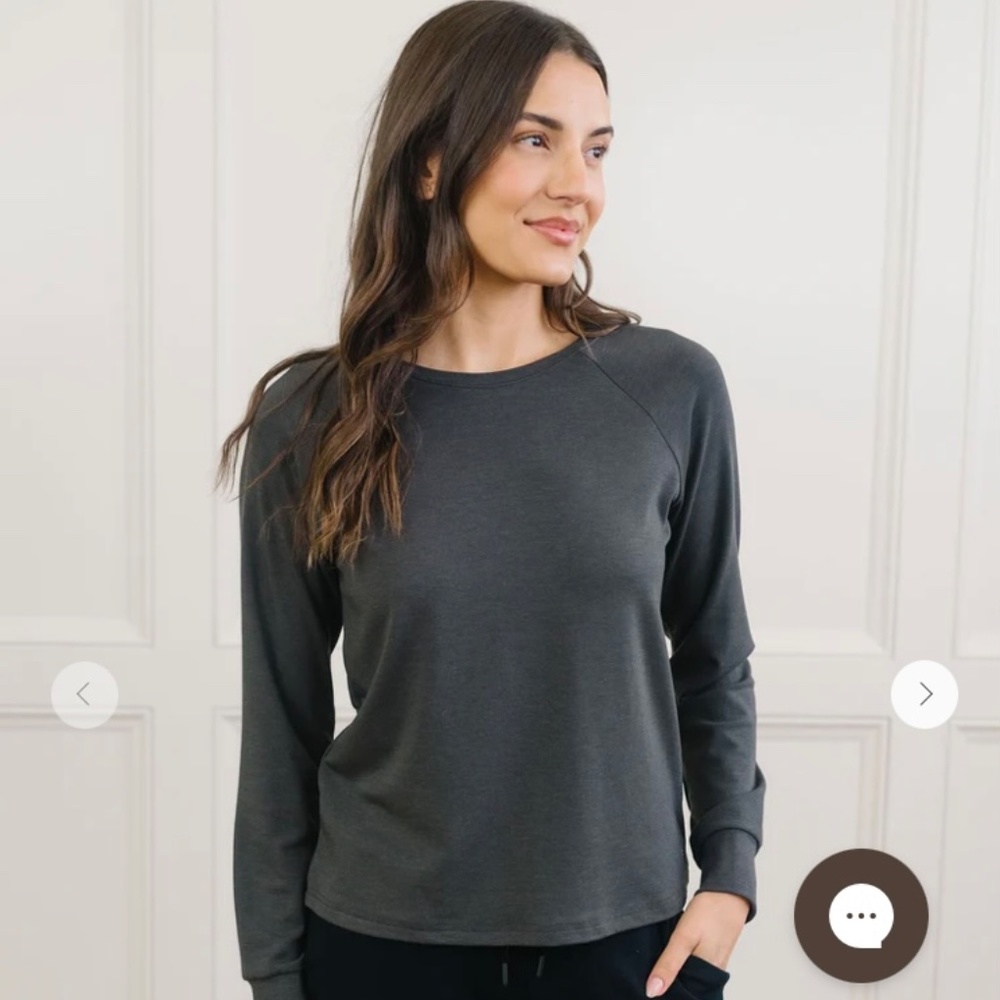 Cozy Earth Bamboo Pullover Crew - Ultra Soft - BRAND NEW - Size Small